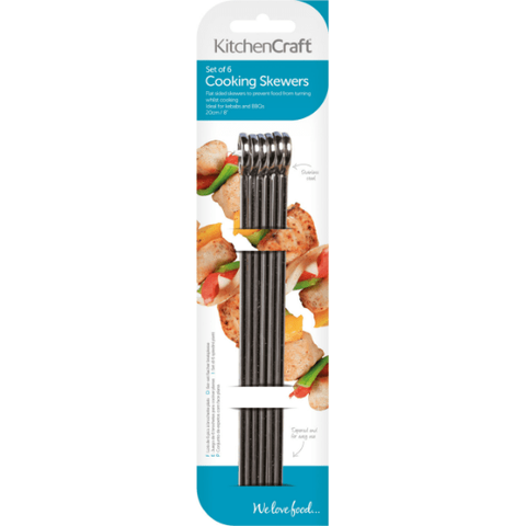 Kitchen Craft | Set of 6 Cooking Skewers
