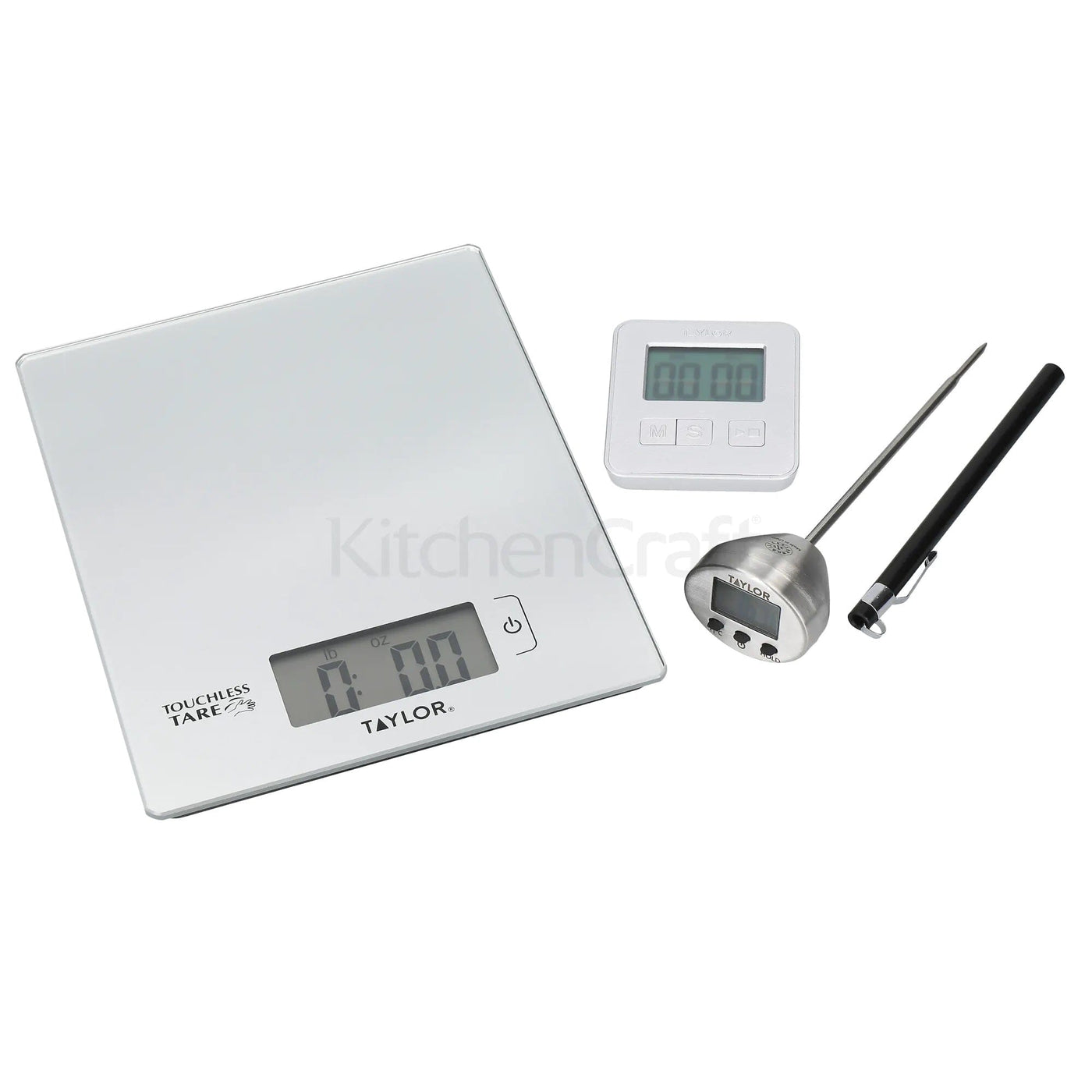 Kitchen Craft Taylor Kitchen Scales, Digital Thermometer and Timer G