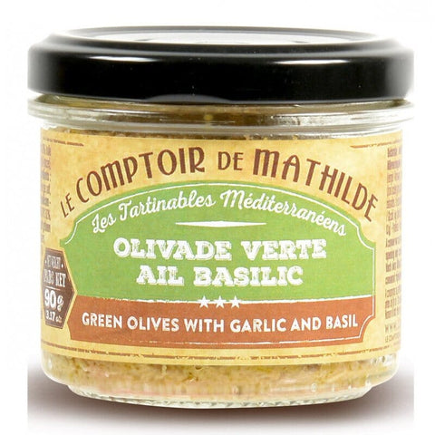 Le Comptoir De Mathilde - Green Olive With Garlic & Basil