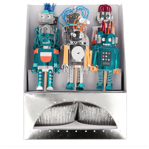 Meri Meri | Robots Cupcake Kit 1