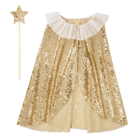 Meri Meri | Gold Sparkle Cape