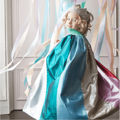 Meri Meri | Metallic Rainbow Cape & Wand