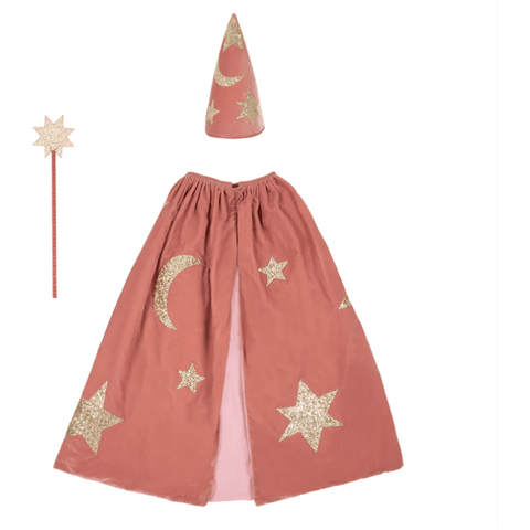 Meri Meri | Pink Velvet Wizard Costume