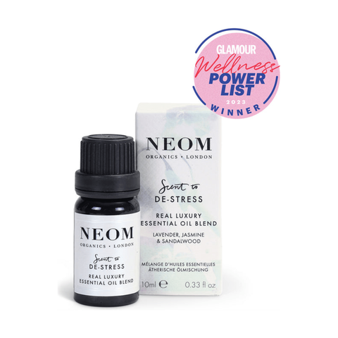 Neom Wellbeing London | Real Luxury Scent Essential Oil, Lavender,Jasmine & Sandalwood
