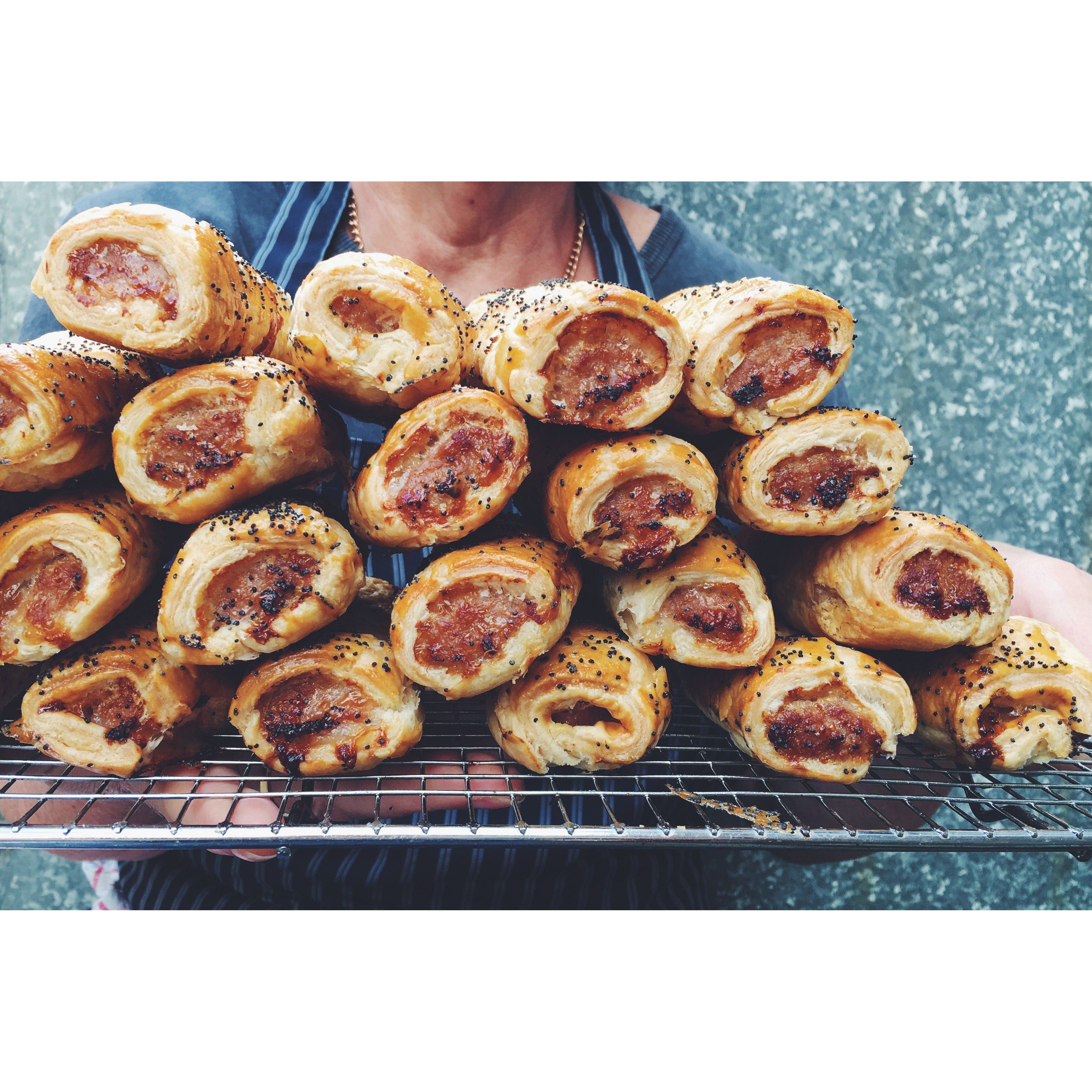 Saturday Only -Sausage Rolls (2 pack) - Kate's Kitchen