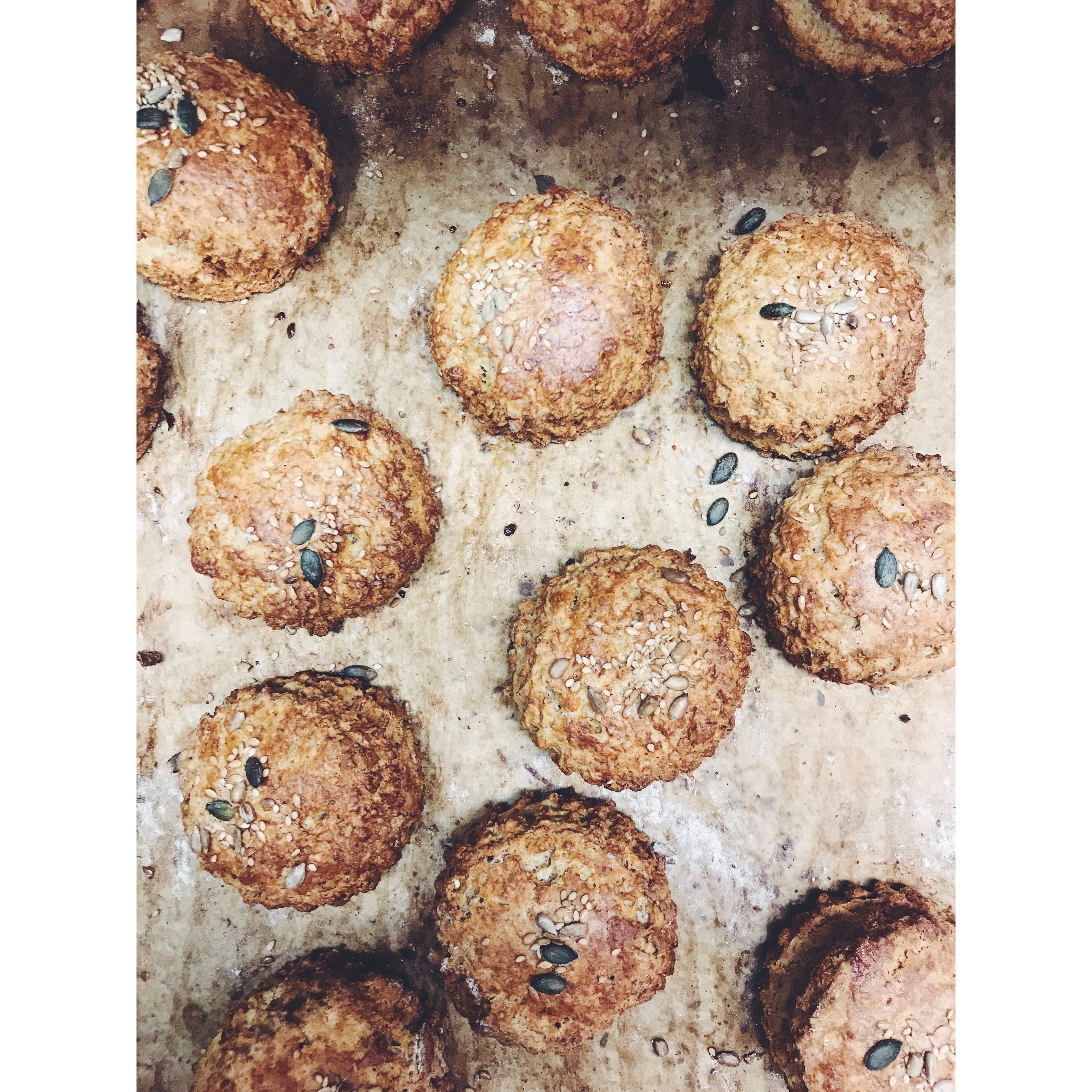 Saturday Only -Wholemeal Seeded Scones (2 Pack) - Kate's Kitchen