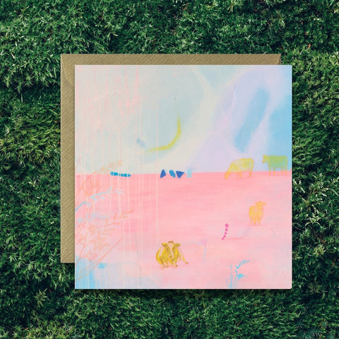 Sayers Studio - A sunny morning in Inch greetings card