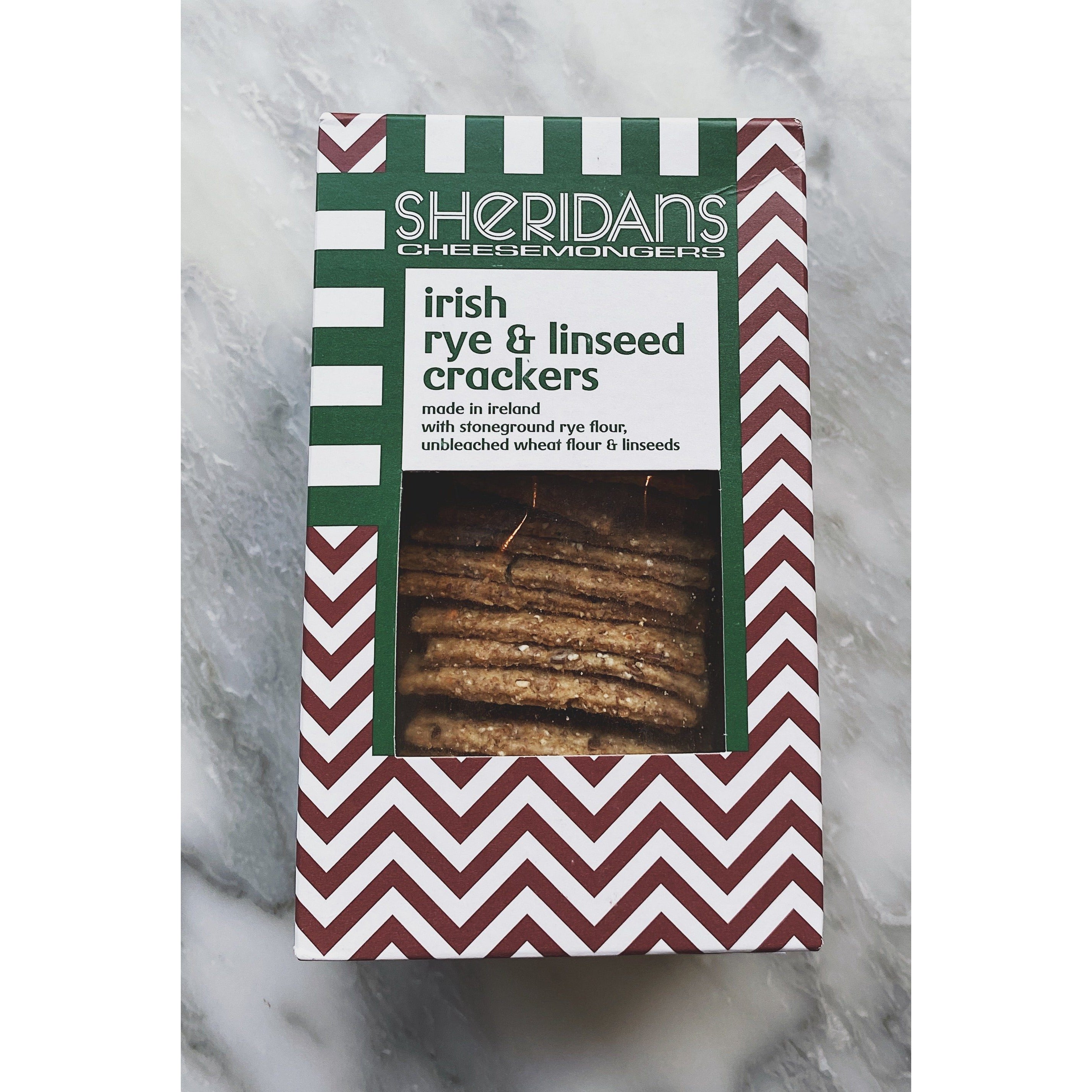 Sheridans Rye Linseed Crackers - Kate's Kitchen