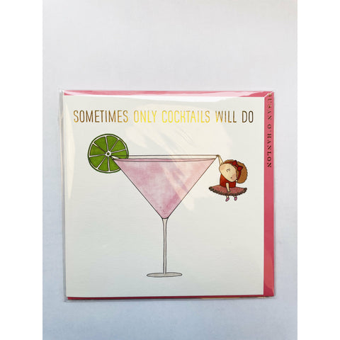 Sometimes only cocktails will do -  Gift Card