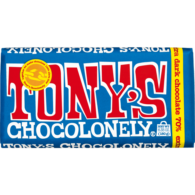 Tonys Dark Chocolate Bar 70% - Kate's Kitchen