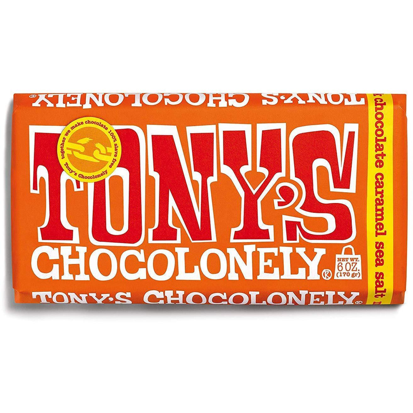 Tonys Milk Chocolate Caramel Sea Salt Bar - Kate's Kitchen