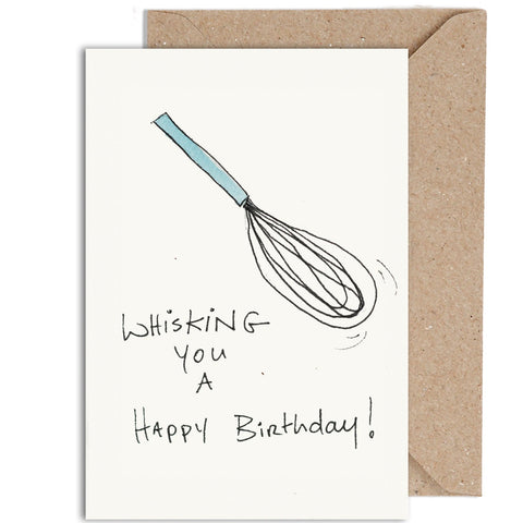 Whisking You A Happy Birthday | WeirdWaterColours Gift Card