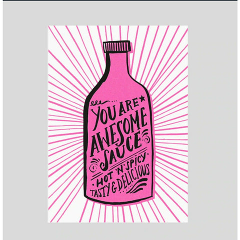 You are Awesome Sauce - Gift card