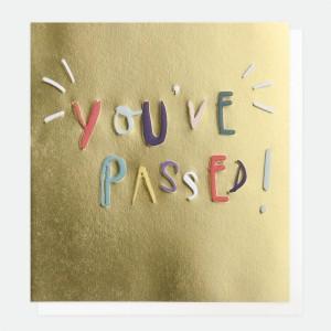 You've Passed Card